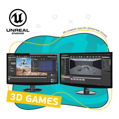 Unreal Engine 4. Игровой движок - КИБЕРшкола программирования для детей, компьютерные курсы для школьников, начинающих и подростков - KIBERone г. Ворошиловский