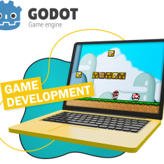 Godot.  Основа создания легендарных игр - КИБЕРшкола программирования для детей, компьютерные курсы для школьников, начинающих и подростков - KIBERone г. Ворошиловский