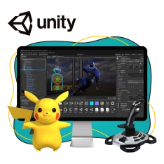Мир игр на Unity 2D на популярном движке + AI-помощники - КИБЕРшкола программирования для детей, компьютерные курсы для школьников, начинающих и подростков - KIBERone г. Ворошиловский
