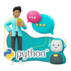 Умный чат-бот на Python на Telegram - КИБЕРшкола программирования для детей, компьютерные курсы для школьников, начинающих и подростков - KIBERone г. Ворошиловский