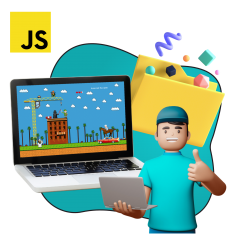 Программирование на JavaScript. Учимся создавать игры! - КИБЕРшкола программирования для детей, компьютерные курсы для школьников, начинающих и подростков - KIBERone г. Ворошиловский